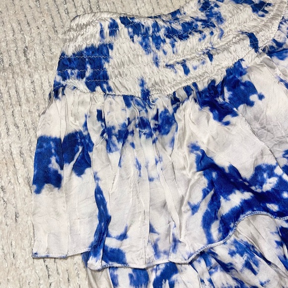 Sofia silky smock waist tiered skirt🪴 - Picture 2 of 3